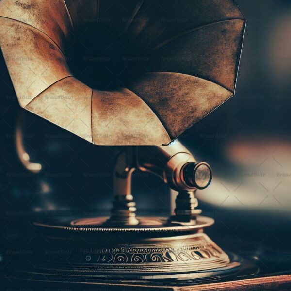 Antiker Grammophon